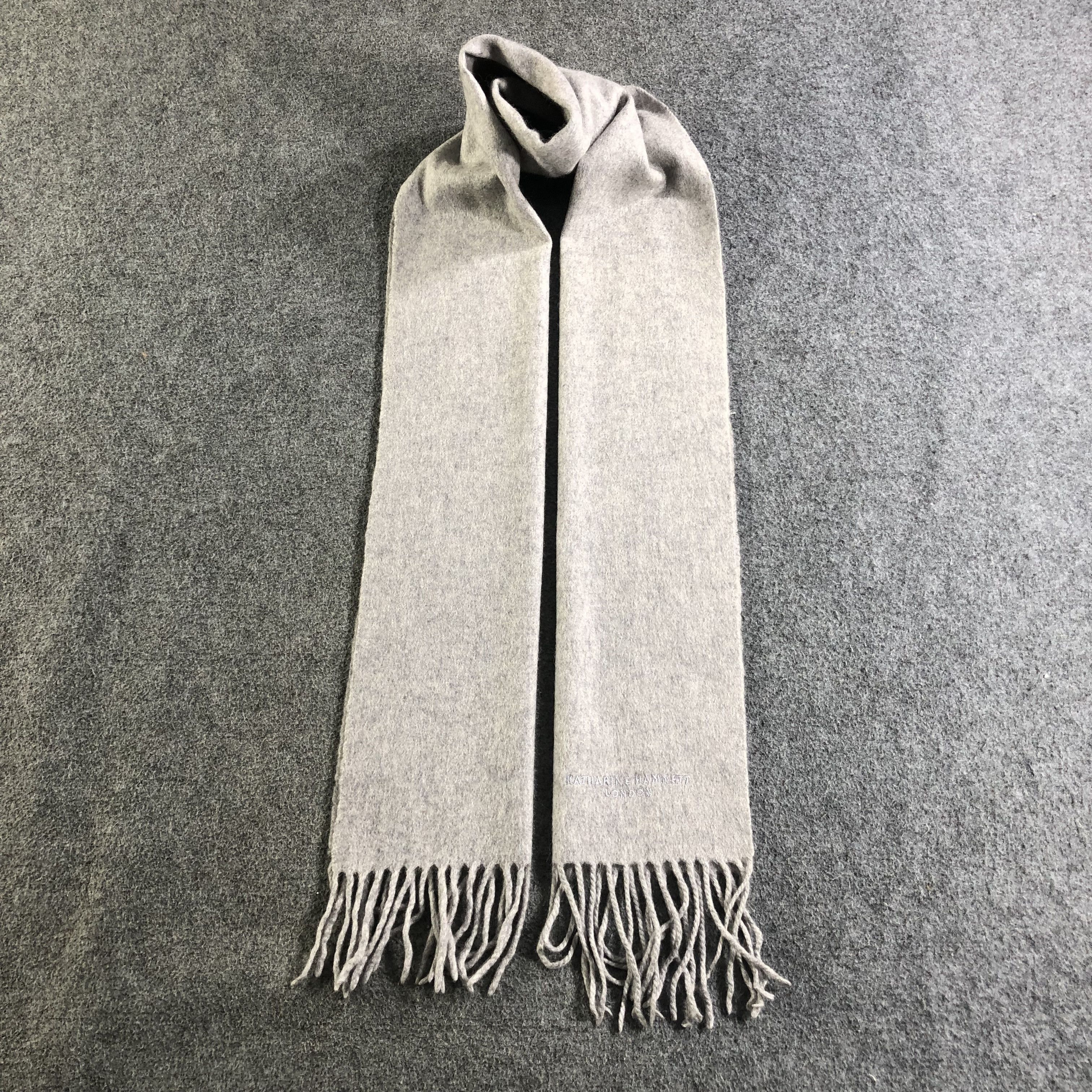 Katharine Hamnett London Katharine Hamnett London Cashmere Scarf Muffler V2502 Size ONE SIZE - 1 Thumbnail