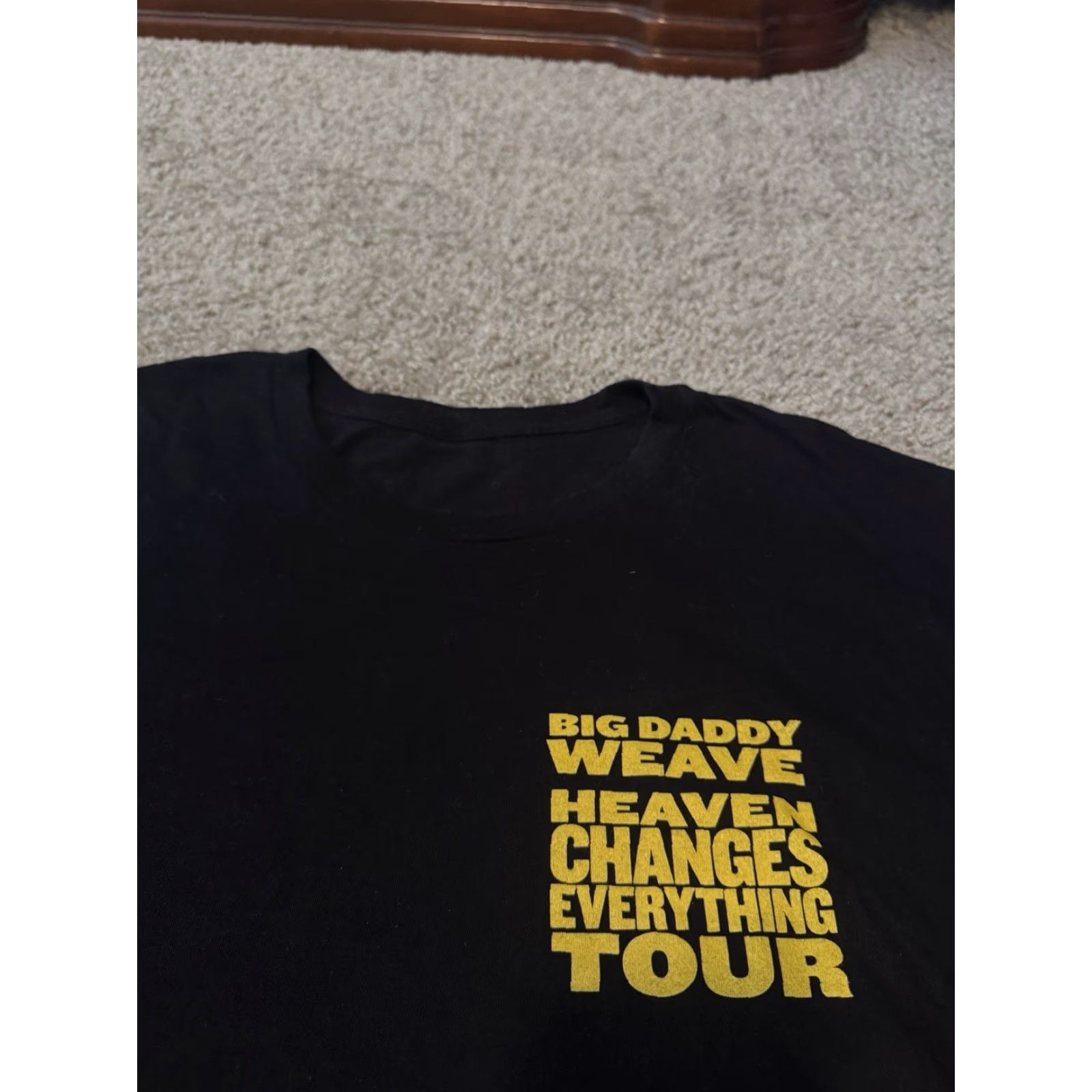 Changes VINTAGE Big Daddy Weave Heaven Changes Everything Tour Black T-Shirt 2XL Size US XXL / EU 58 / 5 - 3 Thumbnail