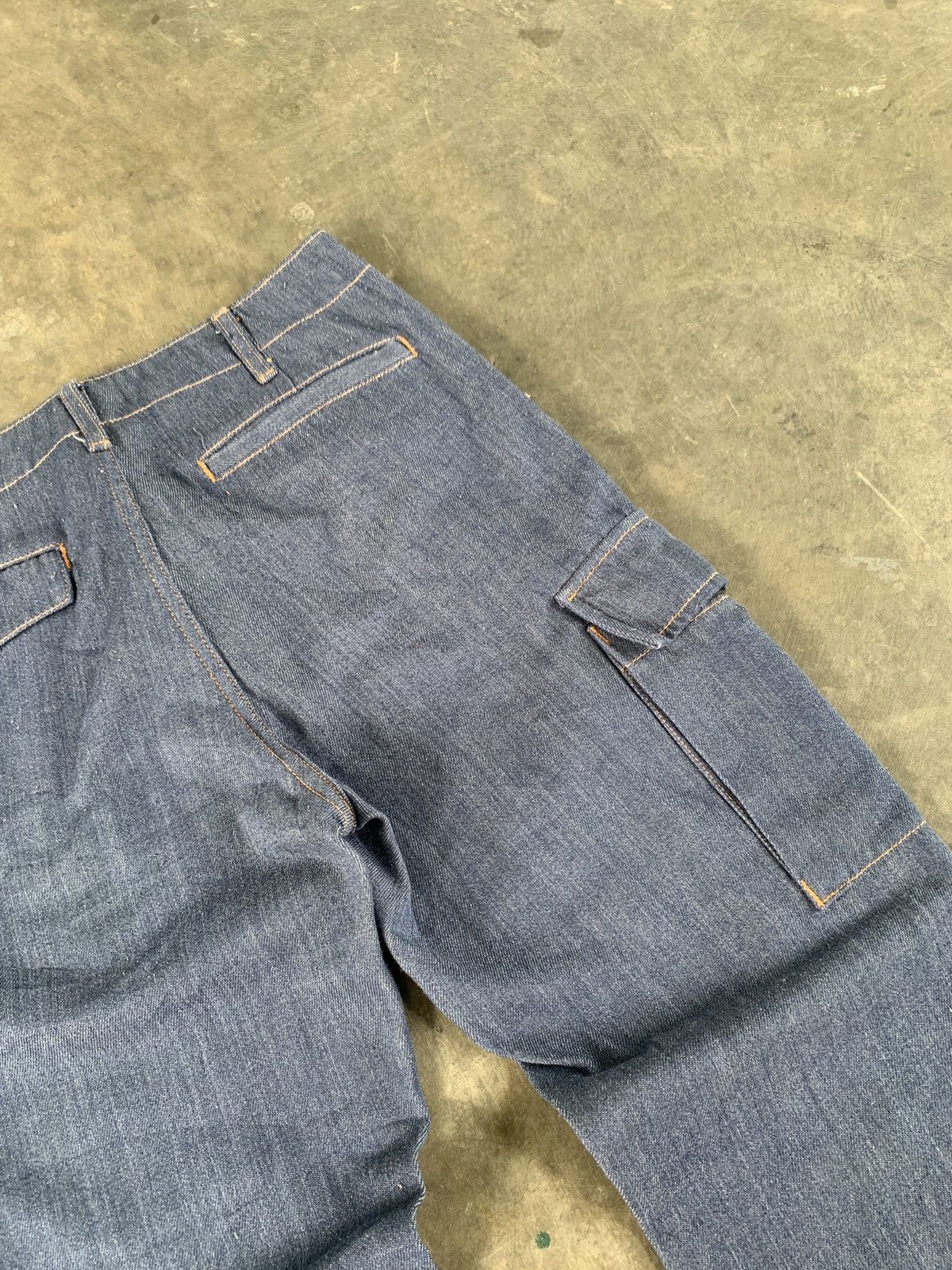 Blue Blue Japan BlueBlue Japan Half Cargopants Denim Size US 27 - 6 Thumbnail