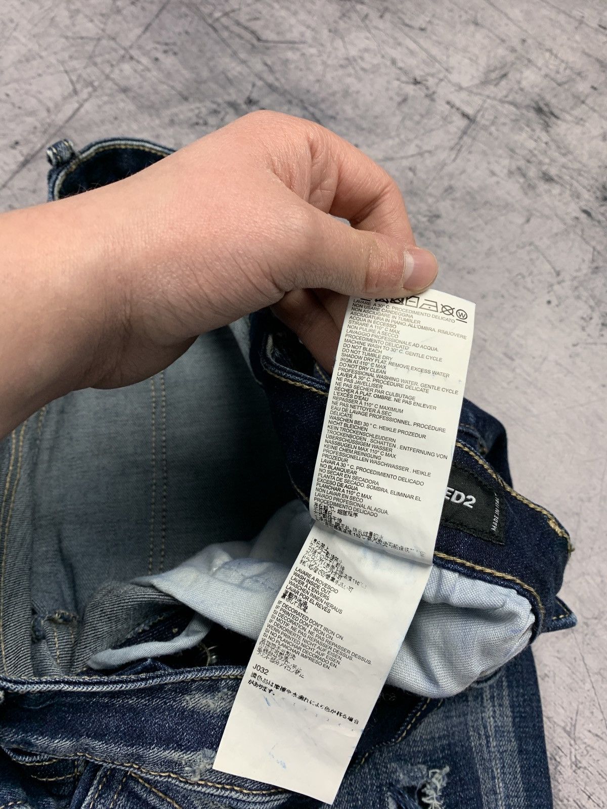 Dsquared2 Men’s Dsquared2 Distressed Skinny Luxury Jeans Size 48 Blue Size US 29 - 7 Thumbnail