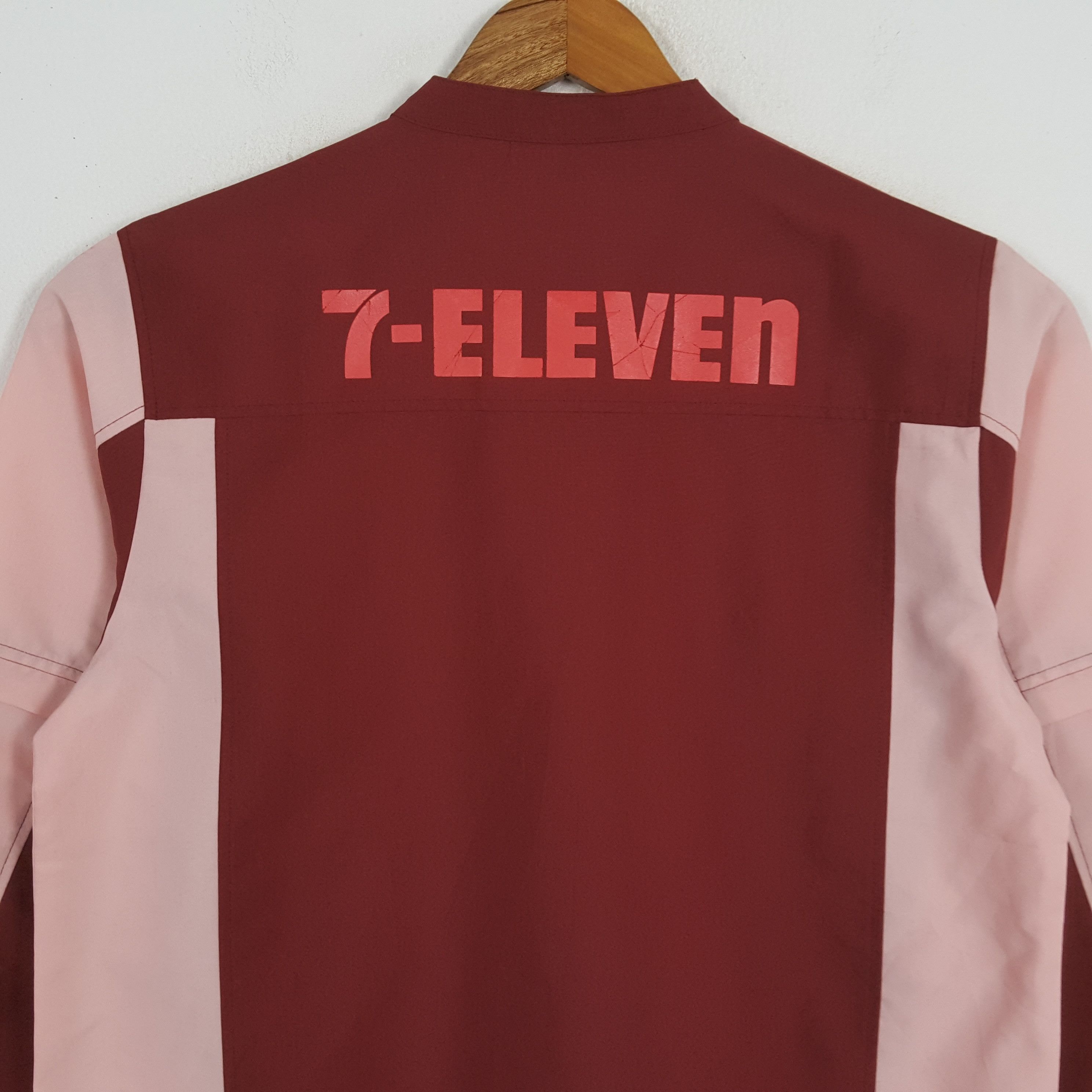 Japanese Brand × Vintage Vintage 7-ELEVEn Japanese Workers Uniform Shirt Jacket Size US M / EU 48-50 / 2 - 4 Thumbnail