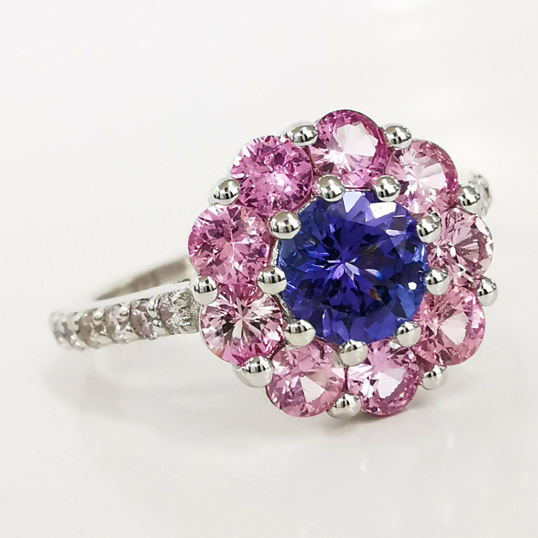 image of Diamond in Blue/Purple/White Gold, Women's