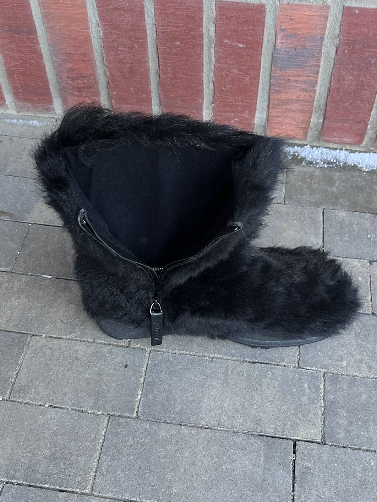 Gucci Tom Ford AW98 Goat Fur Boots Avantgarde shoes