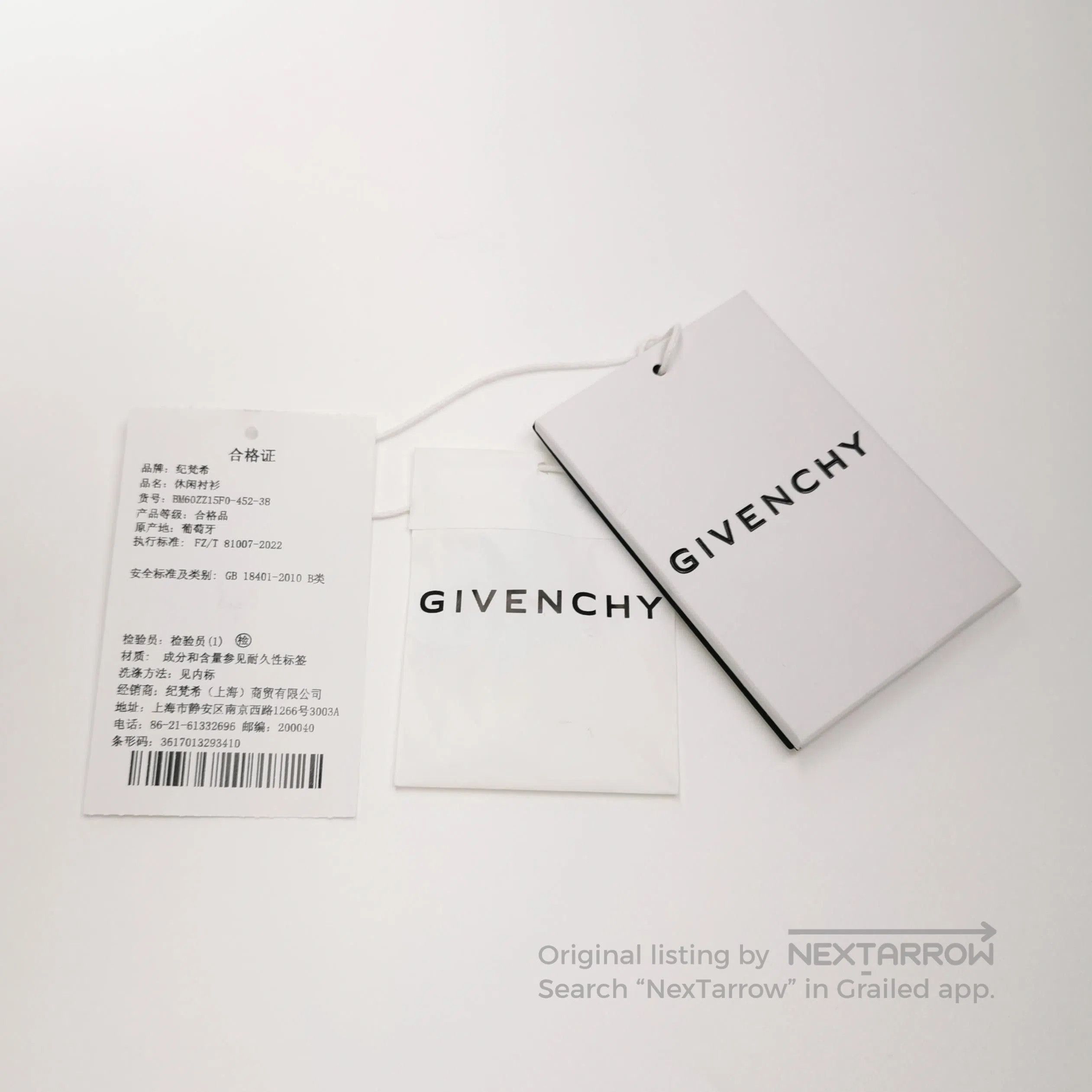 Givenchy Givenchy Cotton Stripe Short-Sleeve Shirt. Size US XS / EU 42 / 0 - 1 Thumbnail