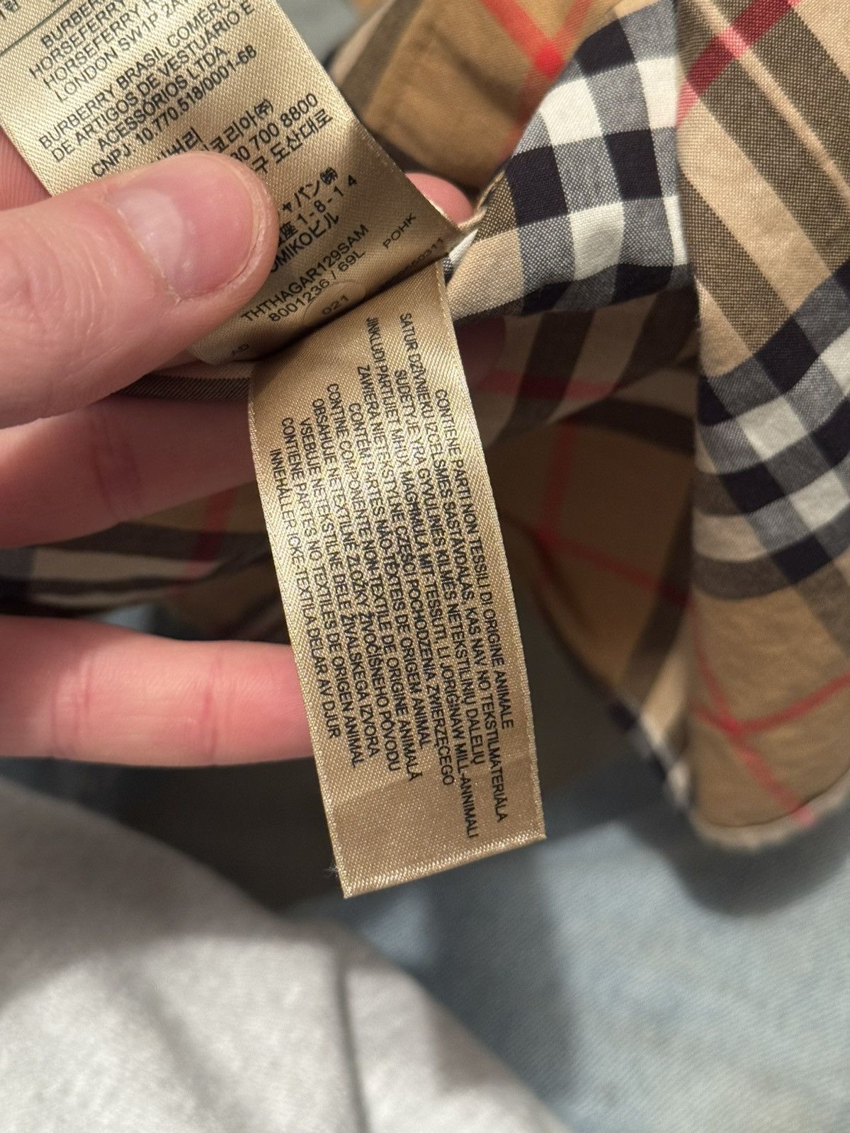 Burberry Burberry London Classic Checkered Button Up Shirt Size US L / EU 52-54 / 3 - 11 Thumbnail