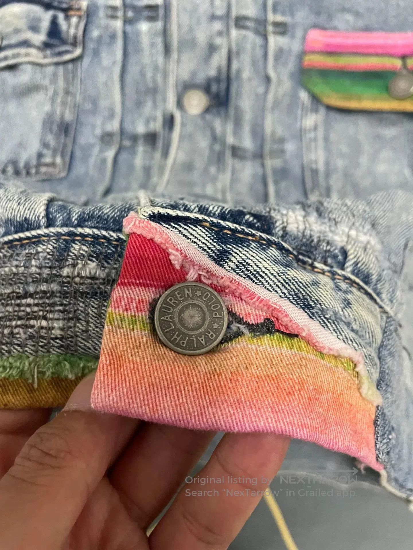 Polo Ralph Lauren Polo Ralph Lauren Distressed Denim Jacket. Size US S / EU 44-46 / 1 - 3 Thumbnail