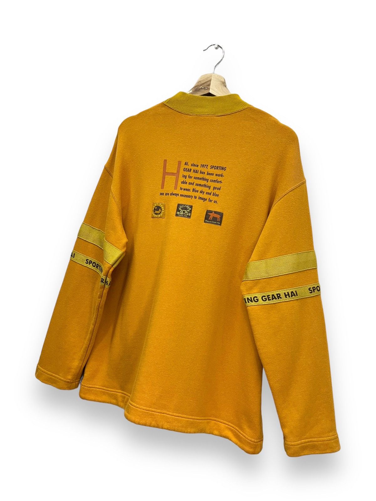 Hai Sporting Gear 🔥FYE 90’s HAI SPORTING GEAR ISSEY MIYAKE Mock Neck Sweater Size US M / EU 48-50 / 2 - 4 Thumbnail