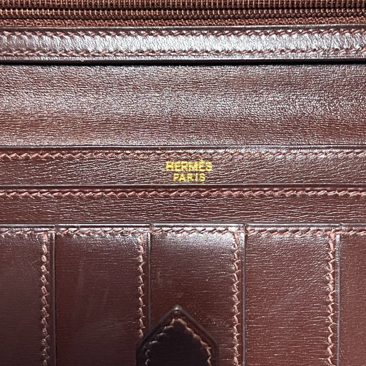 Hermes HERMÈS Béarn Classic Box Calf Long Wallet Size ONE SIZE - 4 Thumbnail