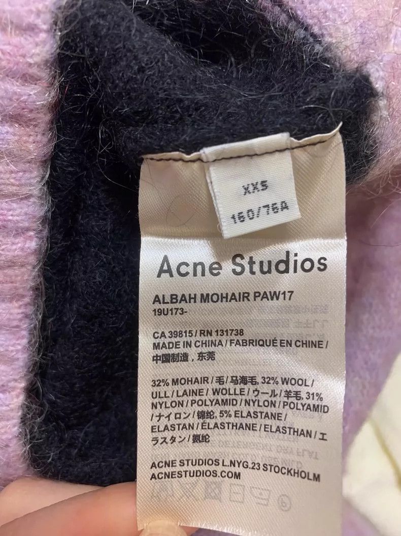 Acne Studios acne studios Rainbow striped mohair sweater 2504-Nextarrow Size US XS / EU 42 / 0 - 3 Thumbnail