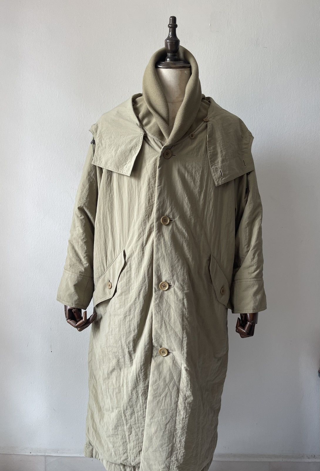 Issey Miyake Rare Plantation Issey Miyake Reversible Long Jacket Size US XL / EU 56 / 4 - 7 Thumbnail