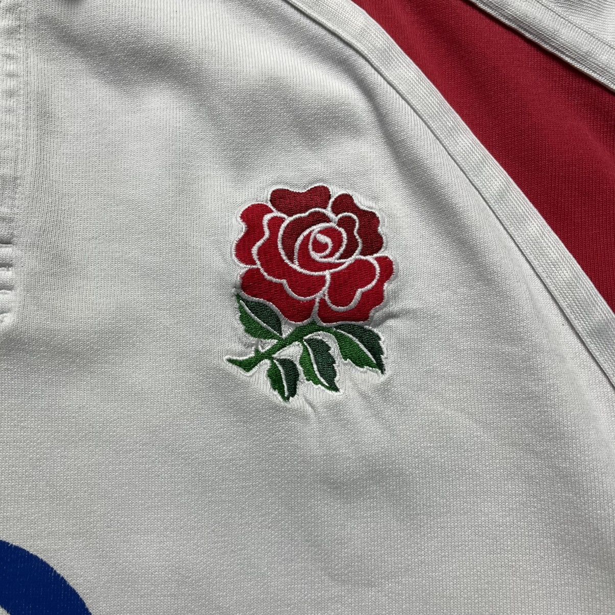Nike Vintage Nike England Rugby League Polo Longsleeve Jersey Size US XXL / EU 58 / 5 - 4 Thumbnail