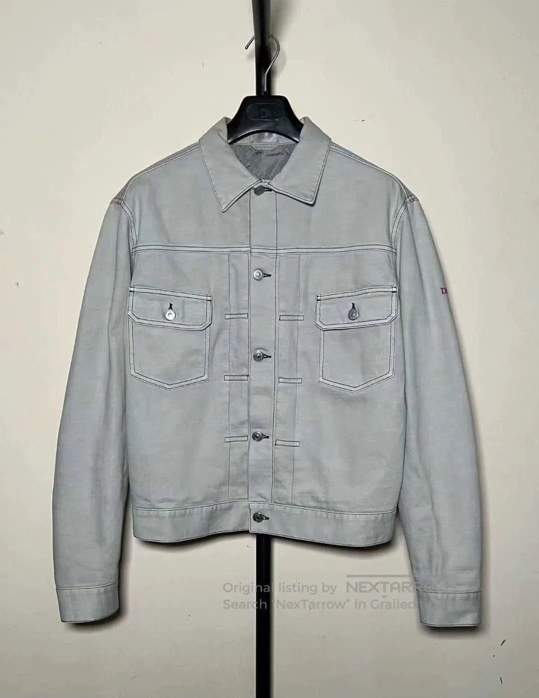 Dior Dior Gray Tiger Embroidery Jacket. Size US XL / EU 56 / 4 - 2 Thumbnail