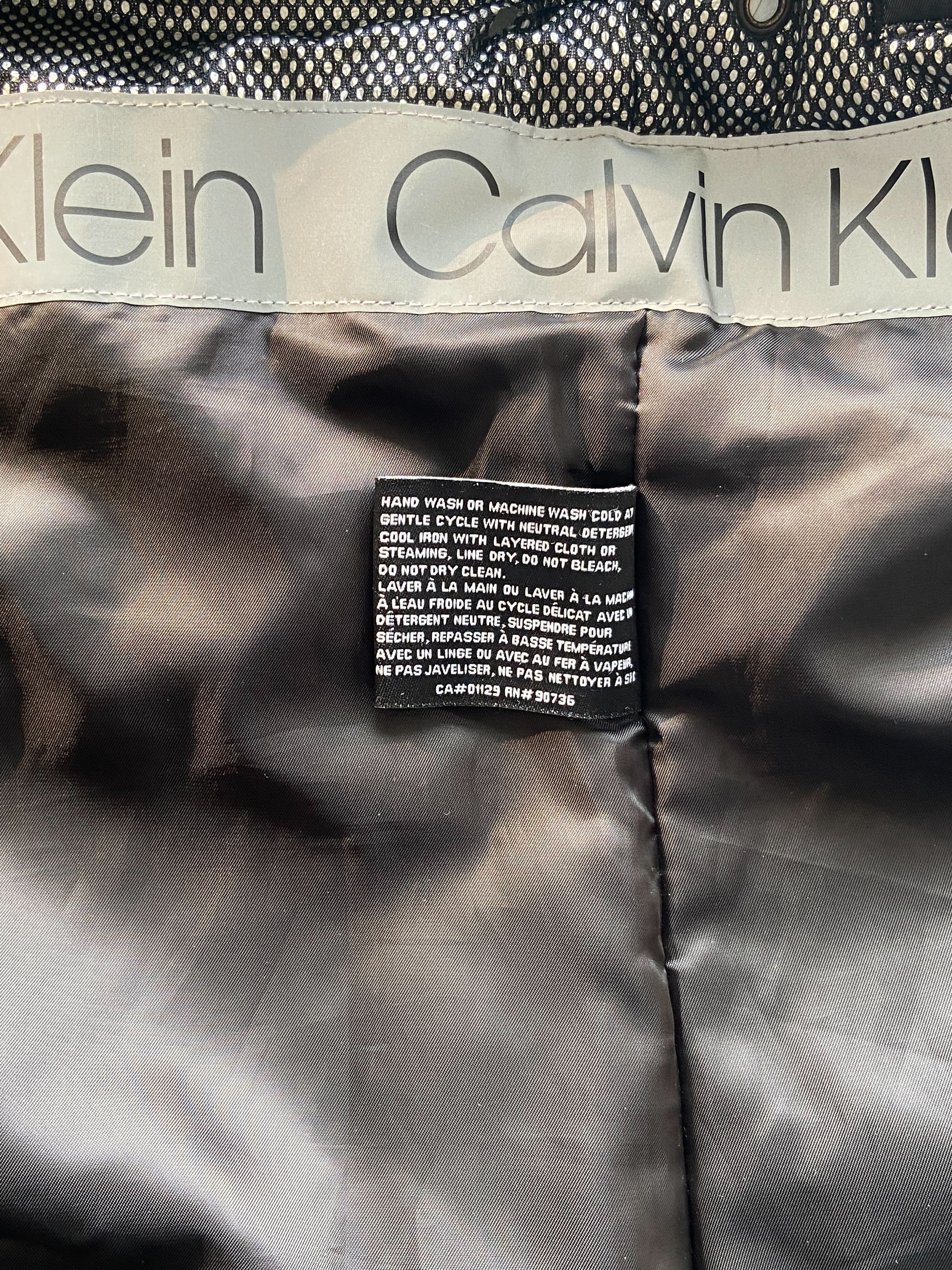 Calvin Klein Calvin Klein Retroreflective Silver Rain Coat Size US S / EU 44-46 / 1 - 10 Thumbnail