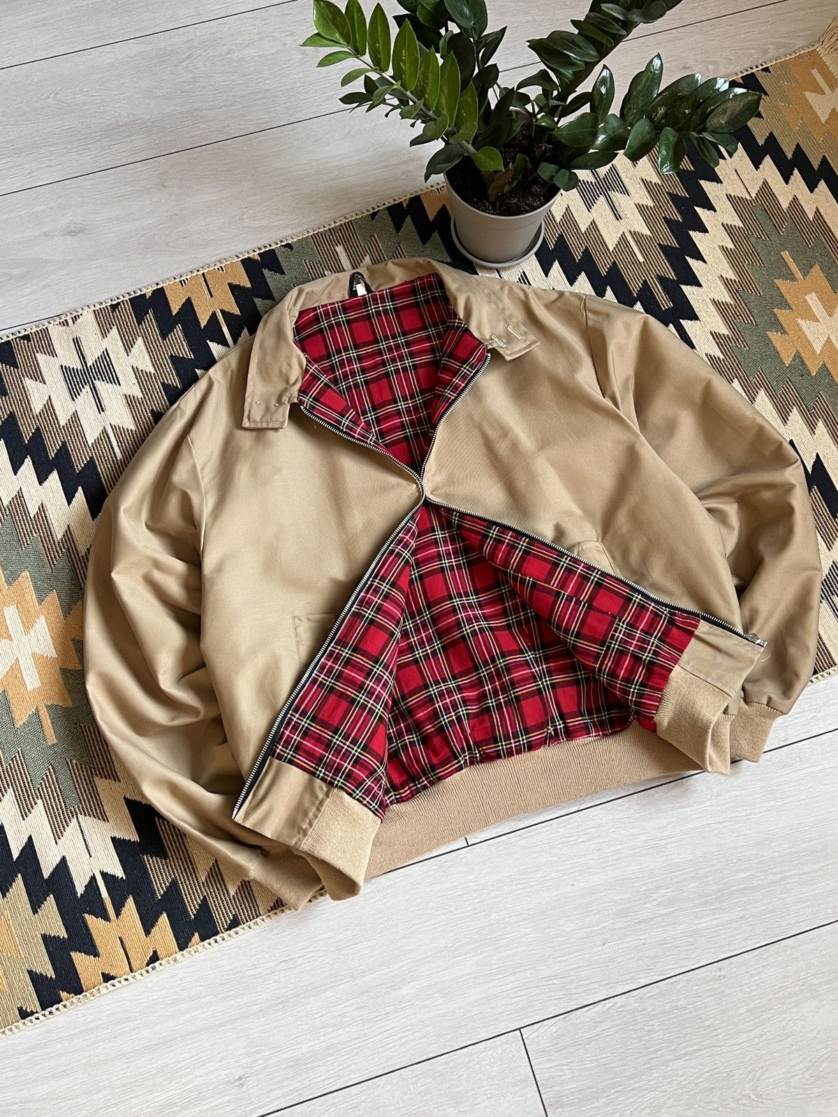 Vintage Vintage England Harrington Style Jacket Size US XXL / EU 58 / 5 - 2 Thumbnail