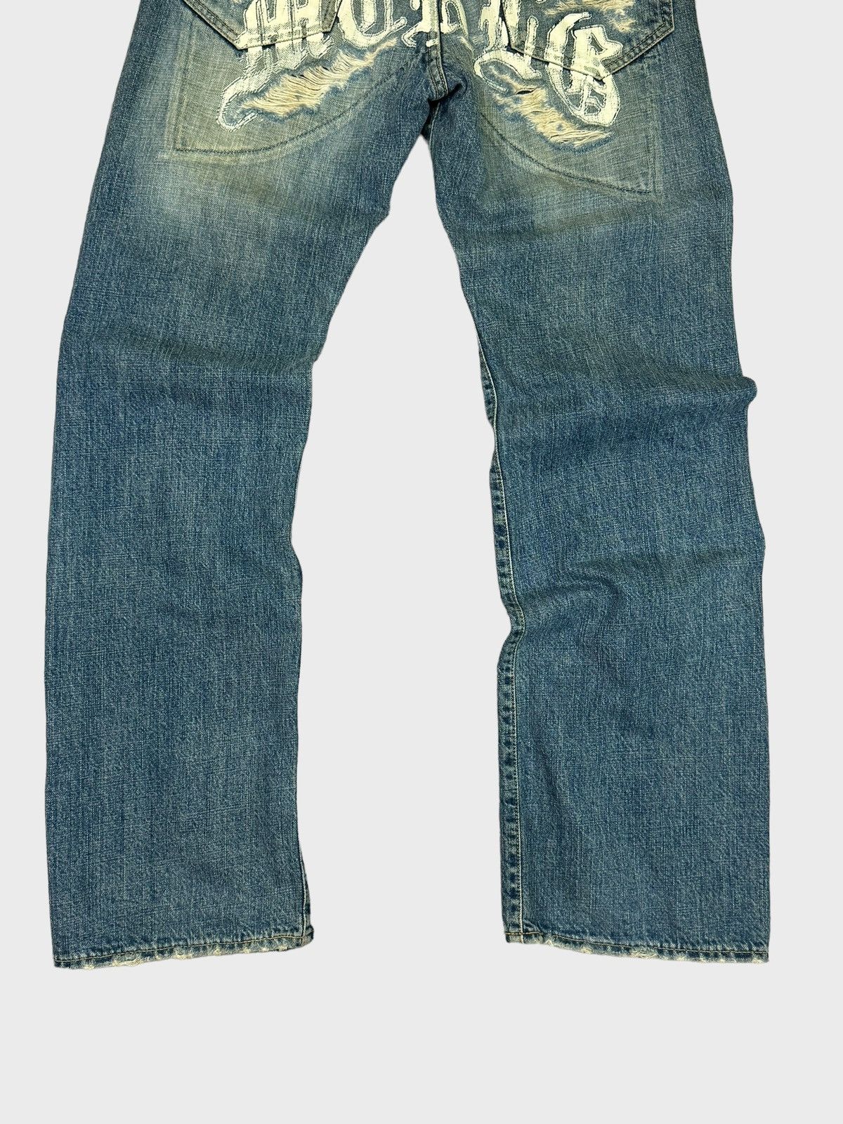 Vintage VINTAGE MATERIAL BOY DISTRESSED DAICOCK DENIM JEANS Size US 30 / EU 46 - 10 Thumbnail