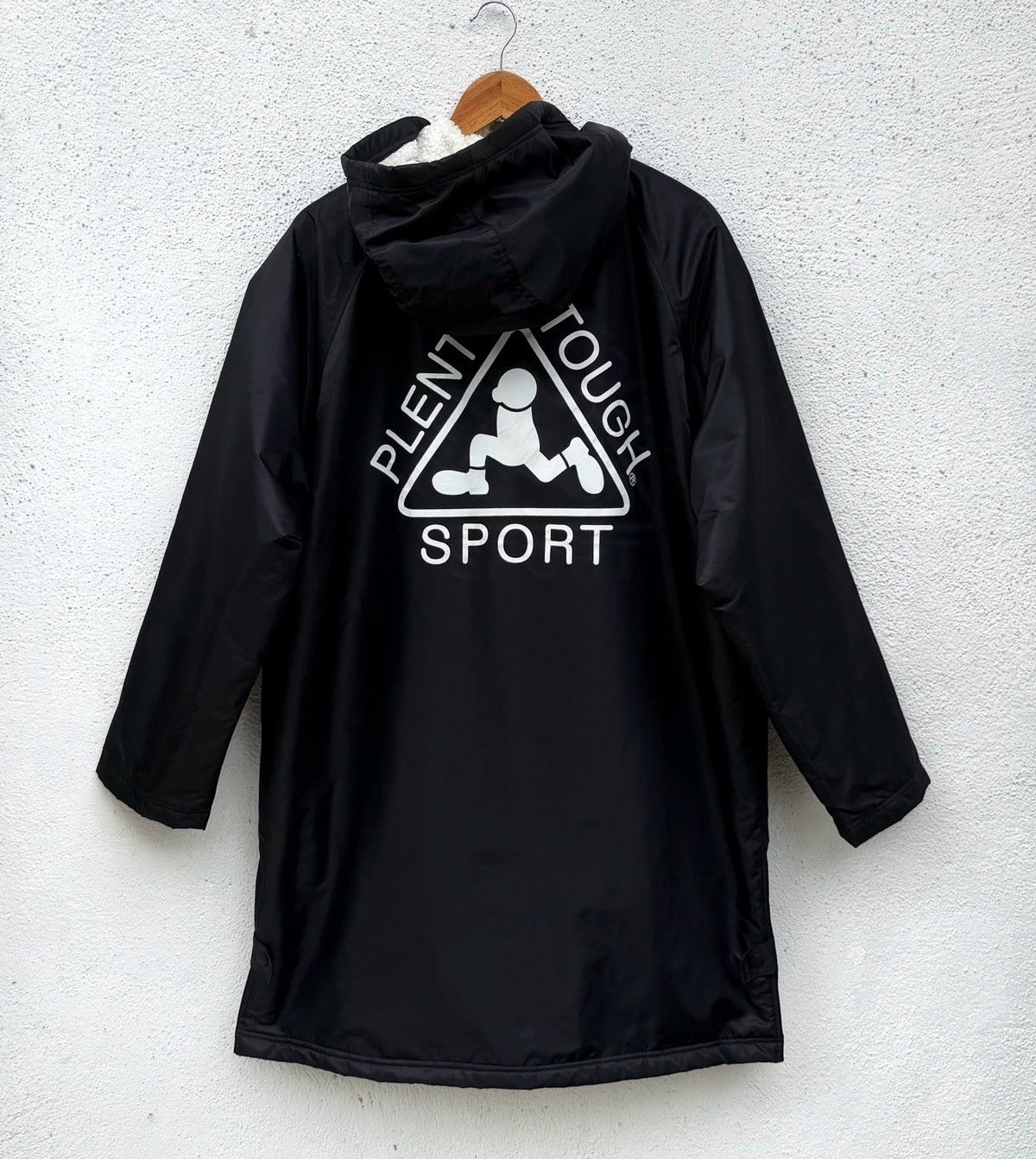 Shorty's Skateboards VTG 90s PLENTY TOUGH SPORT Lined Fleece Nylon Parka Jacket Size US M / EU 48-50 / 2 - 1 Thumbnail