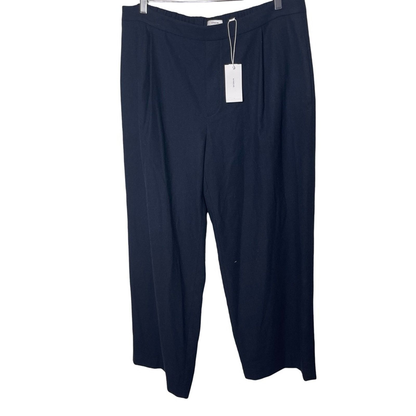 Vince NWT VINCE FLANNEL PULL ON PANT in BLACK SZ XL Size 32" / US 10 / IT 46 - 1 Thumbnail