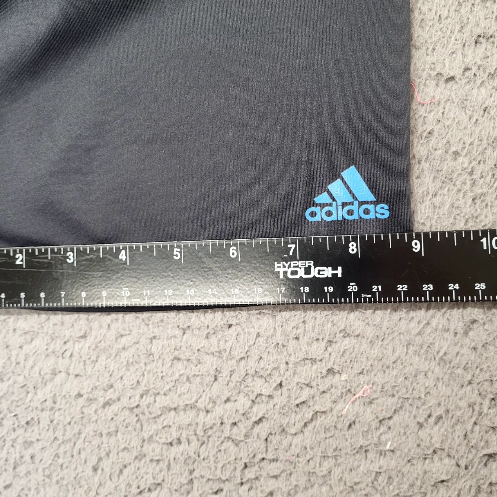 Adidas ADIDAS Shorts Women L Gray Stretch Waist Mid Rise Compression Workout 094 Size 36" / US 14 / IT 50 - 7 Thumbnail