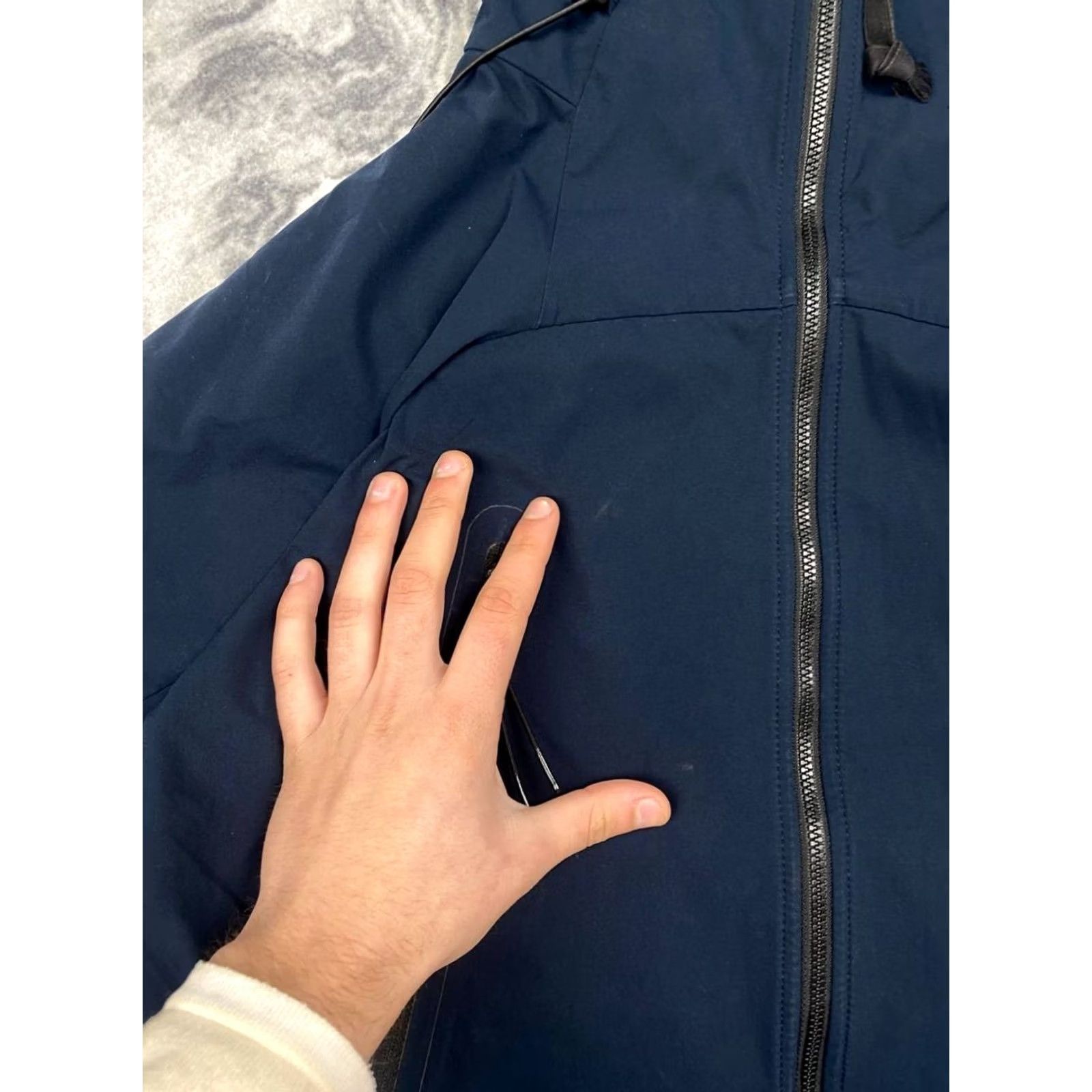Vintage Cp Company Pro Tek Hooded Jacket Softshell Men Size S Blue Size US S / EU 44-46 / 1 - 6 Thumbnail