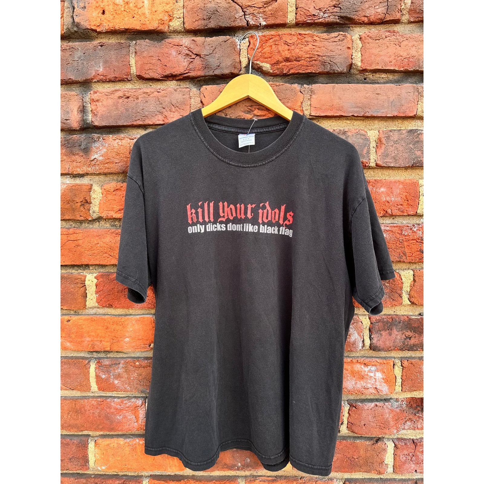 Jerzees Y2k Vintage Kill Your Idols Black Flag Tee Size XL Size US XL / EU 56 / 4 - 1 Thumbnail