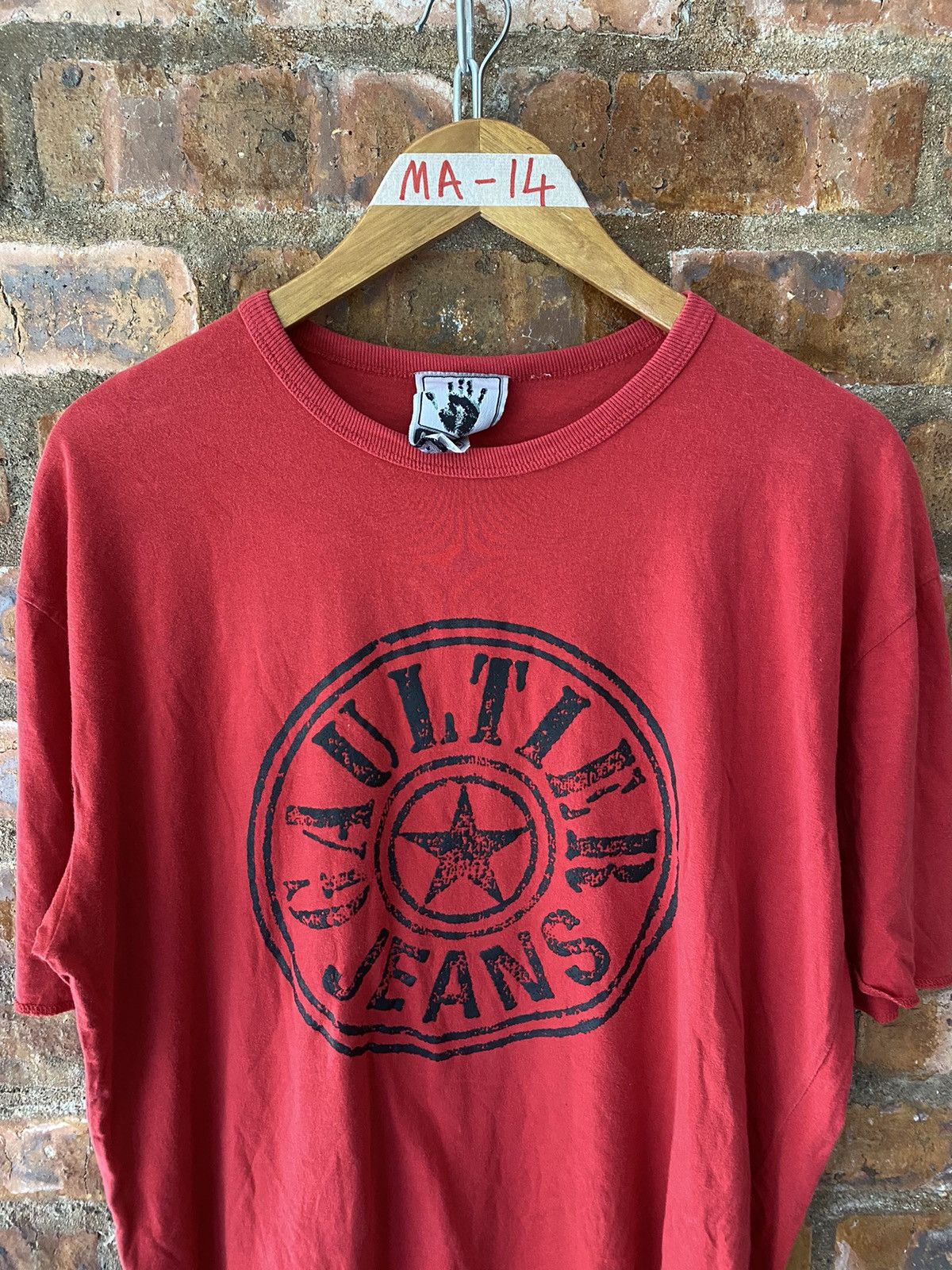 Jean Paul Gaultier 🔥1990s JPG Gaultier Jeans logo tee Size US XL / EU 56 / 4 - 3 Thumbnail