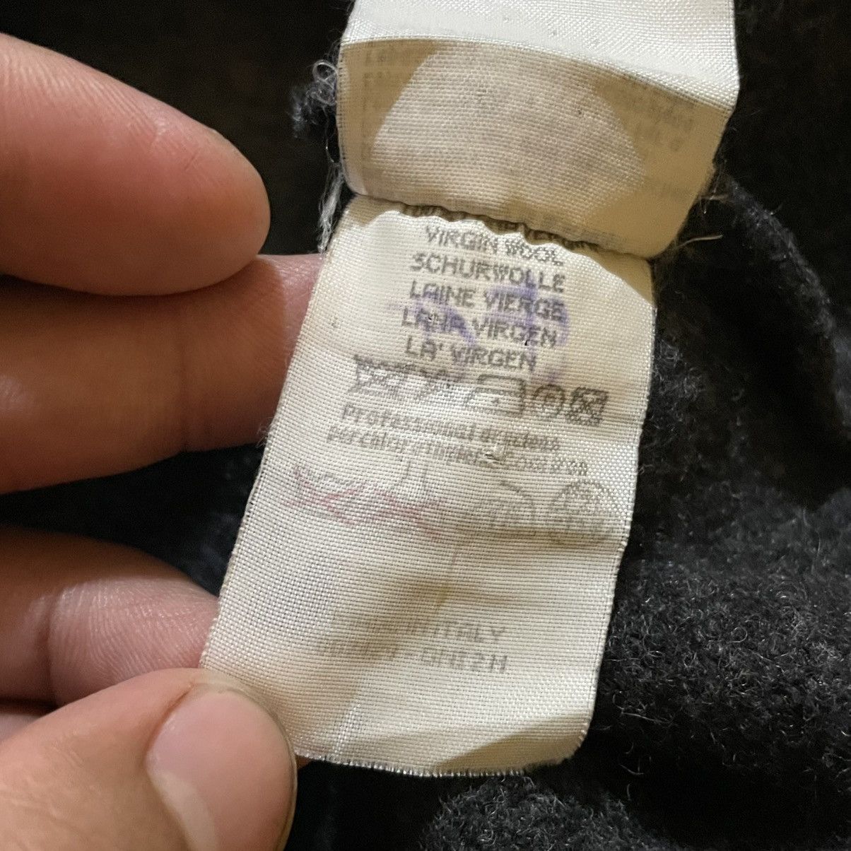 Iceberg ARCHIVE History Iceberg "Bad Wolf" Cigar Patchwork Wool Size US S / EU 44-46 / 1 - 13 Thumbnail