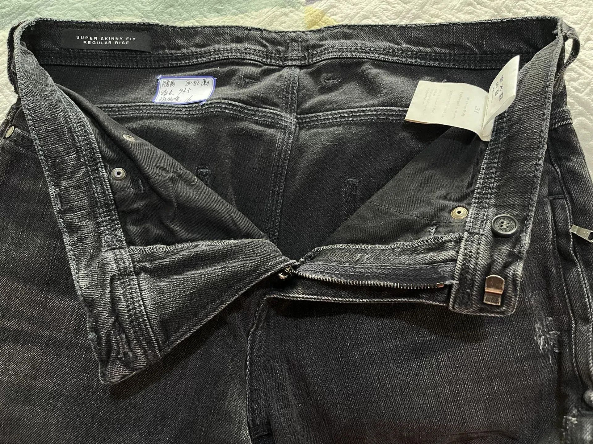 Neil Barrett NEIL BARRETT Men's Gray Denim Jeans. Size US 31 - 4 Thumbnail