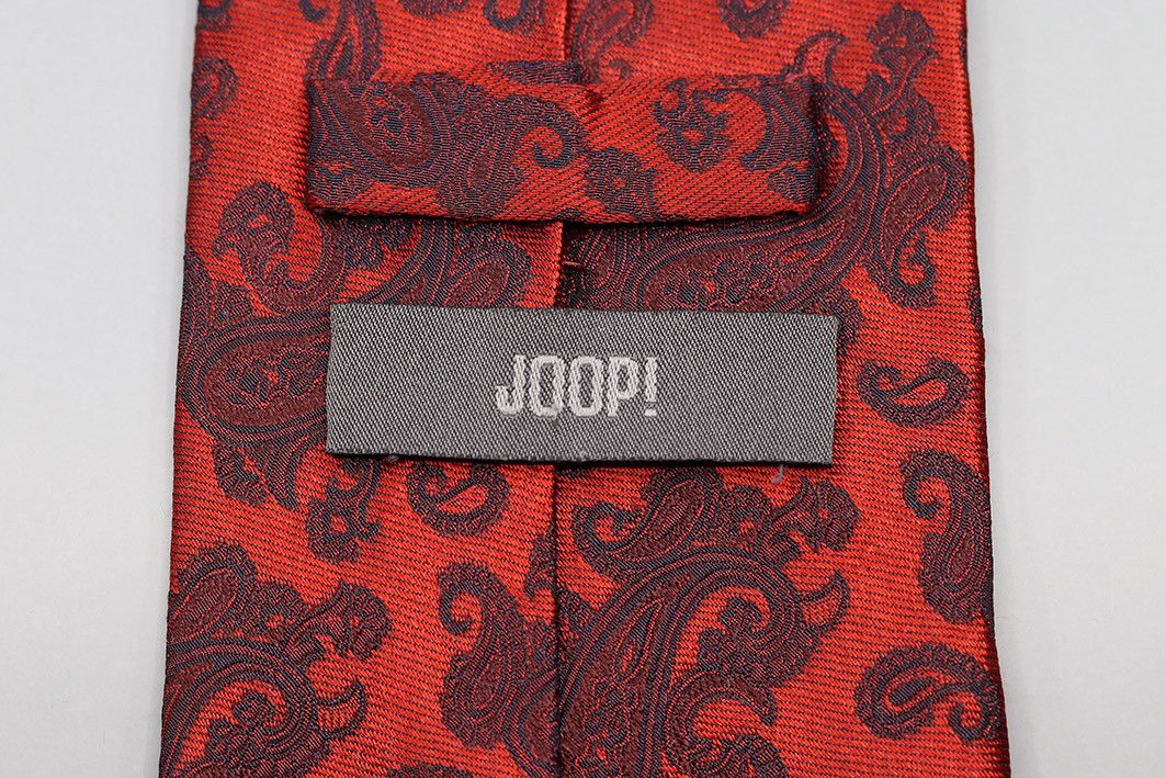 Joop! Vintage JOOP! Red Paisley Silk Tie – Made in Italy Size ONE SIZE - 3 Thumbnail