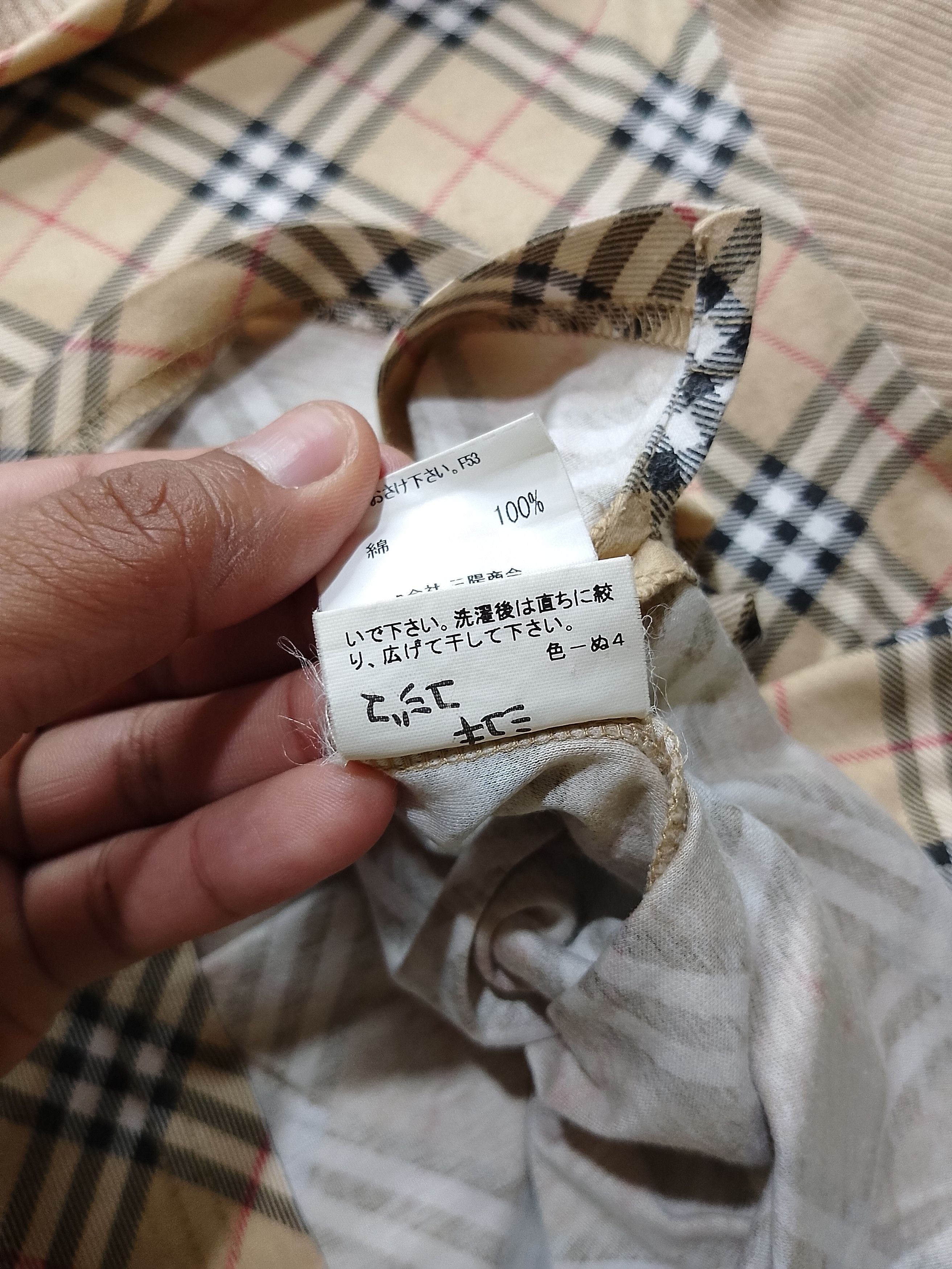 Burberry × Vintage Vintage Burberry Golf Nova Check Size L / US 10 / IT 46 - 6 Thumbnail