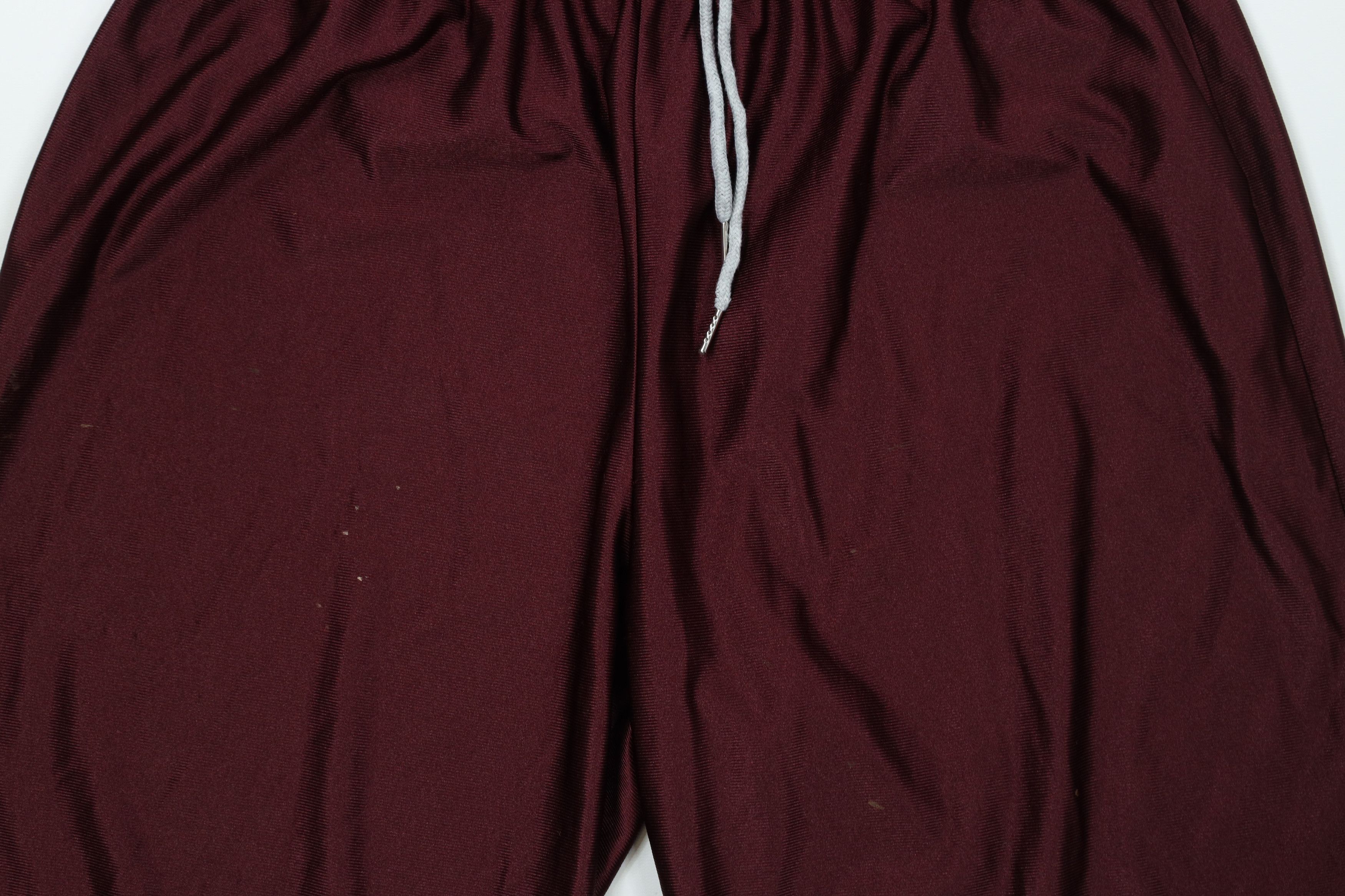 Russell Athletic × Vintage Vintage 90s Russell Athletic Polyester Gym Shorts Maroon Size US 38 / EU 54 - 3 Thumbnail