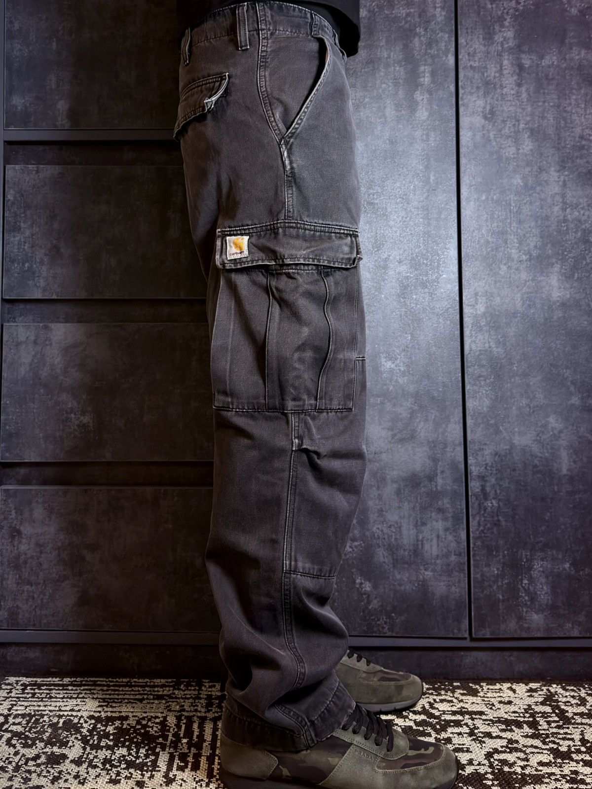 Carhartt Vintage Carhartt Faded Cargo Pants Size US 32 / EU 48 - 2 Thumbnail