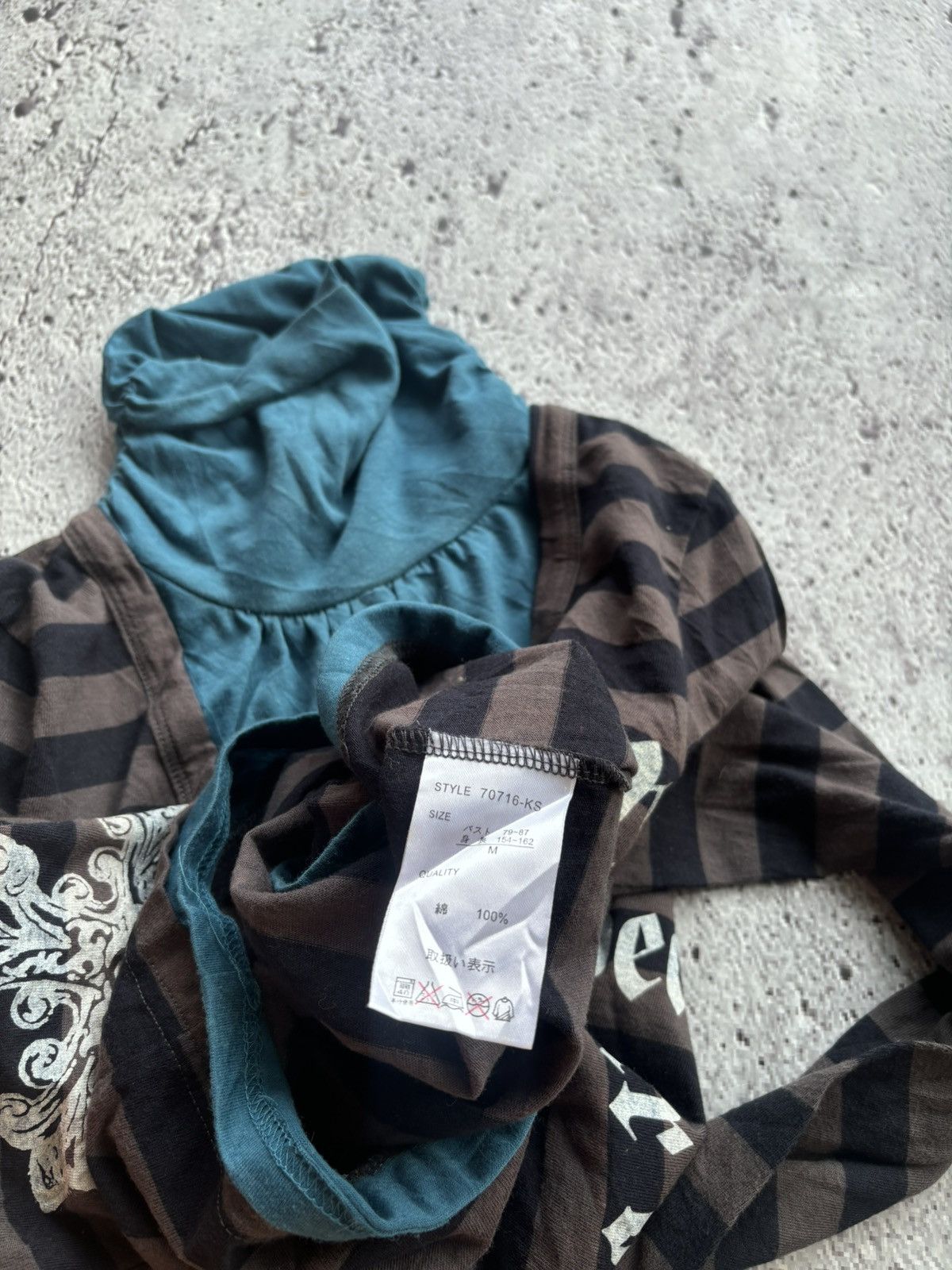 Hysteric Glamour Y2k Strange heaven stripe Punk style hoodie Size M / US 6-8 / IT 42-44 - 8 Thumbnail