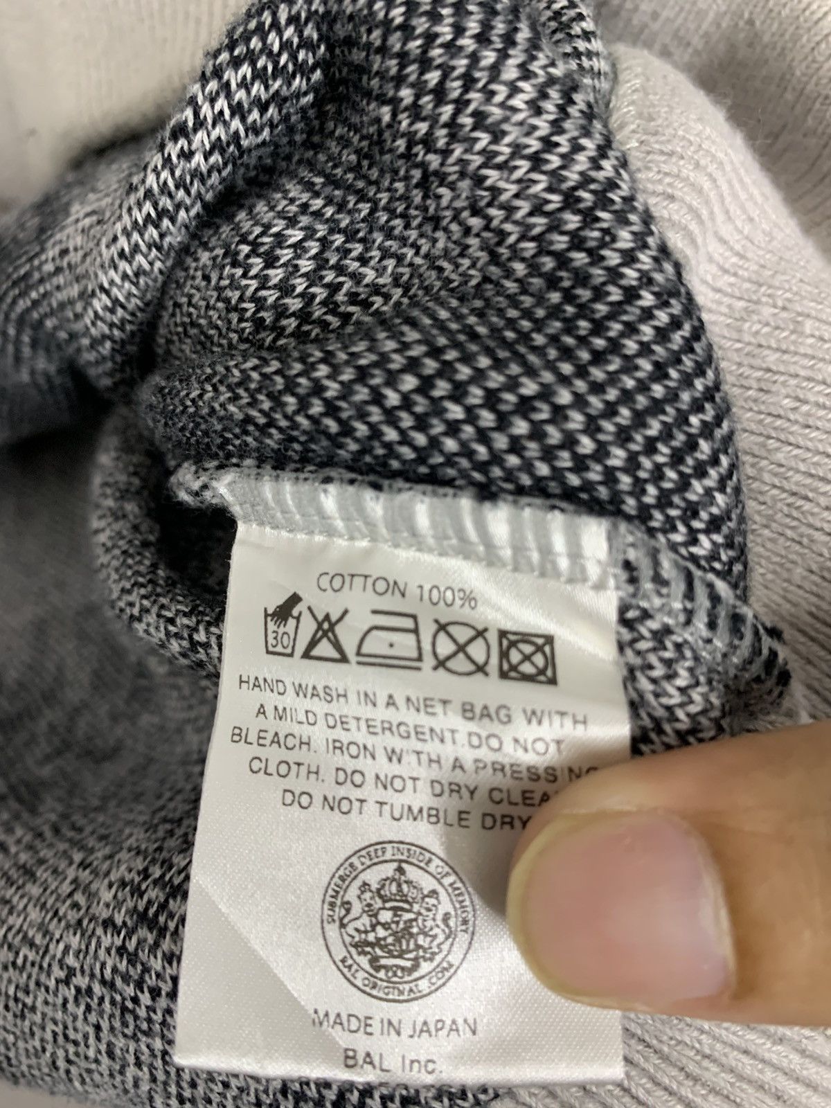 BAL Japanese Brand BAL Abstract Avantgarde Knitwear Size US L / EU 52-54 / 3 - 7 Thumbnail