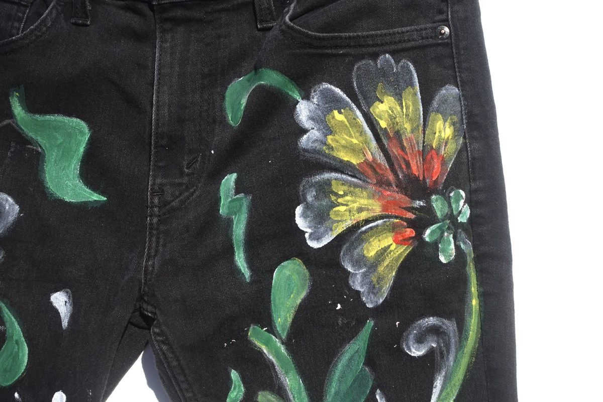 Levi's Abstract growing flower jeans Size US 32 / EU 48 - 12 Thumbnail