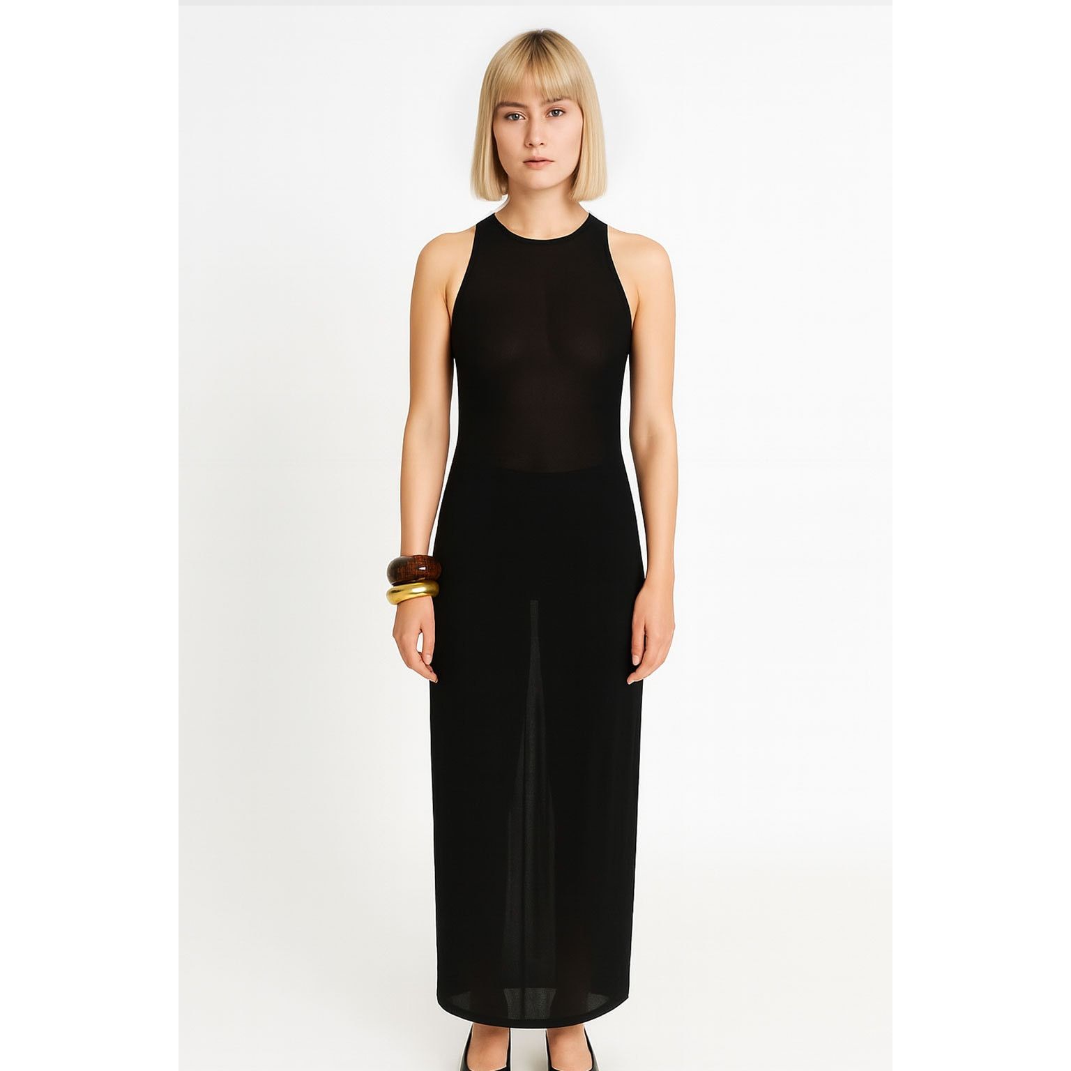 Saint Laurent Paris Title SAINT LAURENT Jersey Maxi Dress New with tags Size S / US 4 / IT 40 - 1 Thumbnail