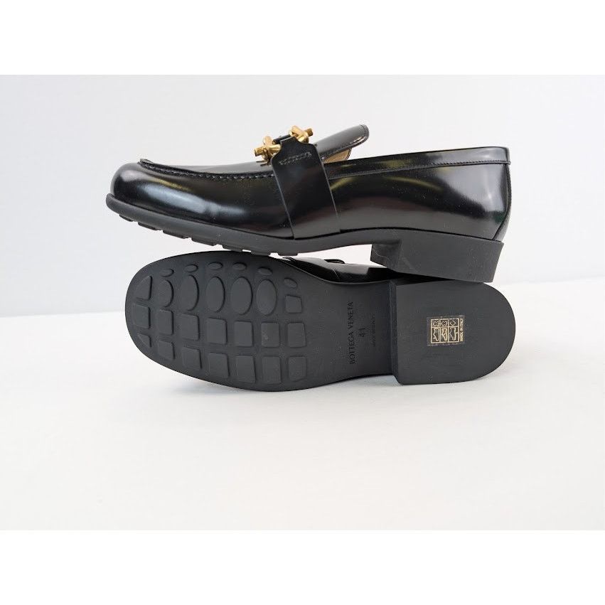 Bottega Veneta o1rshd1 Monsieur Loafer Boots in Soft Vinyl Black Size US 8 / EU 41 - 14 Thumbnail