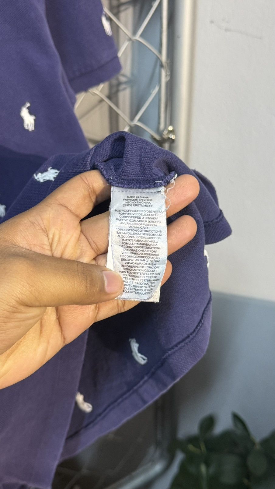 Polo Ralph Lauren Beautiful Sunfaded POLO RALPH LAUREN EMBROIDERED PONY LOGO Size US M / EU 48-50 / 2 - 6 Thumbnail