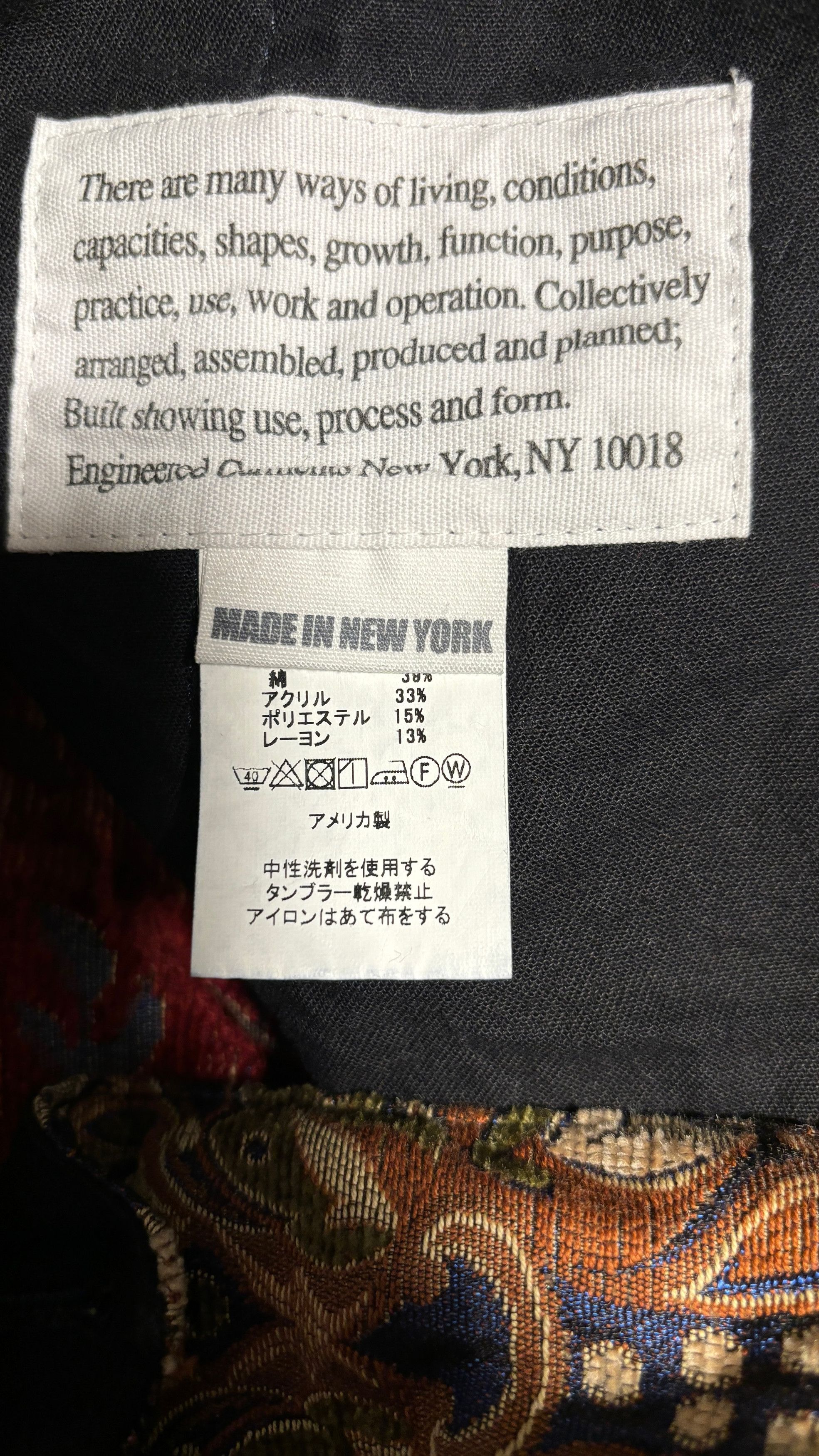 Engineered Garments RARE Floral Jacquard Carlyle Pants Medium 32-34 mi USA Size US 33 - 9 Thumbnail