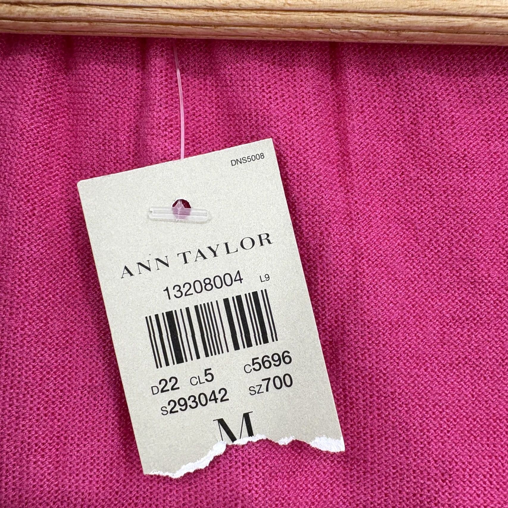 Ann Taylor Ann Taylor Sweater Womens Medium Pink Square Neck 3/4 Sleeve Knit Pullover NWT Size M / US 6-8 / IT 42-44 - 5 Thumbnail