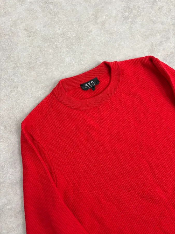 A.P.C. A.P.C. Red Classy Sweater Size US S / EU 44-46 / 1 - 5 Thumbnail
