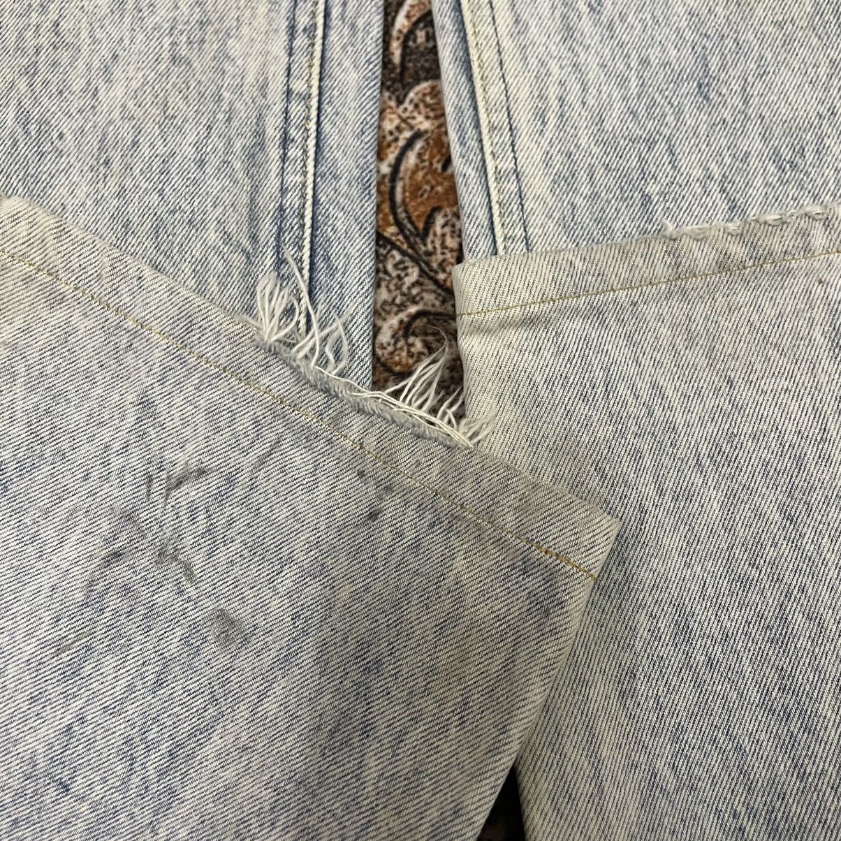 Lee 🔥Vintage 80s Lee Riders Stoned Washed Distress Denim Jeans Size US 31 - 8 Thumbnail