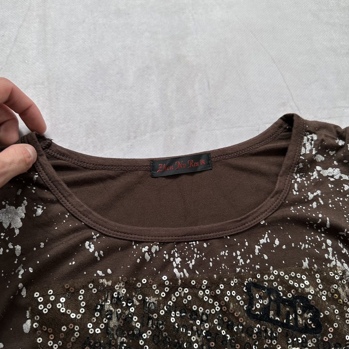 Hysteric Glamour × If Six Was Nine × Japanese Brand Y2K Punk Hysteric Glamour Style Rhinestones Long Sleeve Size M / US 6-8 / IT 42-44 - 10 Thumbnail
