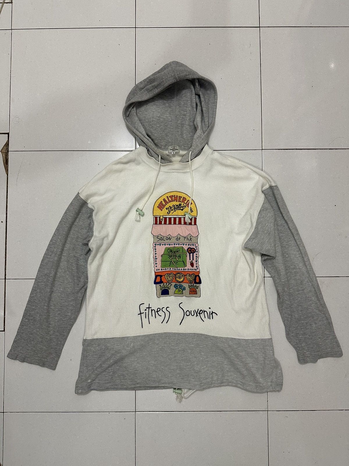 Jean Charles De Castelbajac 90’s JC Castelbajac Fitnes Souviner Hoodie Size US L / EU 52-54 / 3 - 3 Thumbnail
