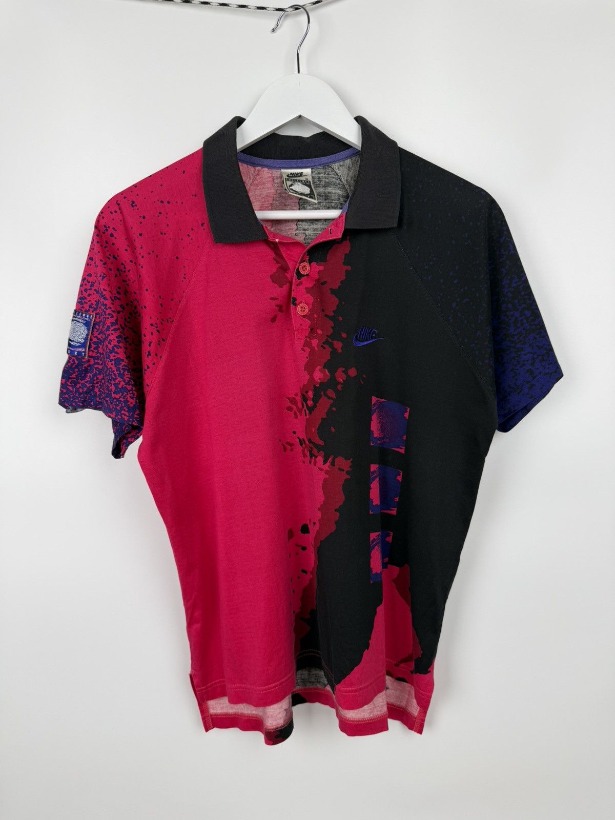 Nike Challenge Court Andre Agassi tennis jersey vintage 90s
