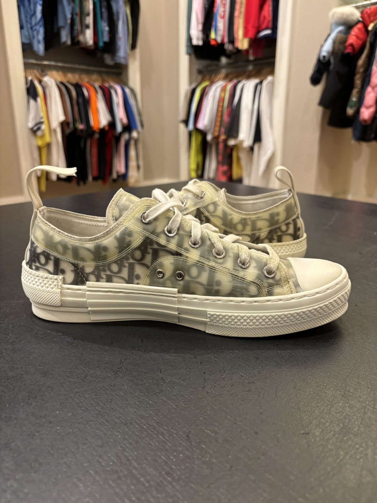Dior Dior B23 Low Top Oblique Size US 7 / EU 40 - 4 Thumbnail