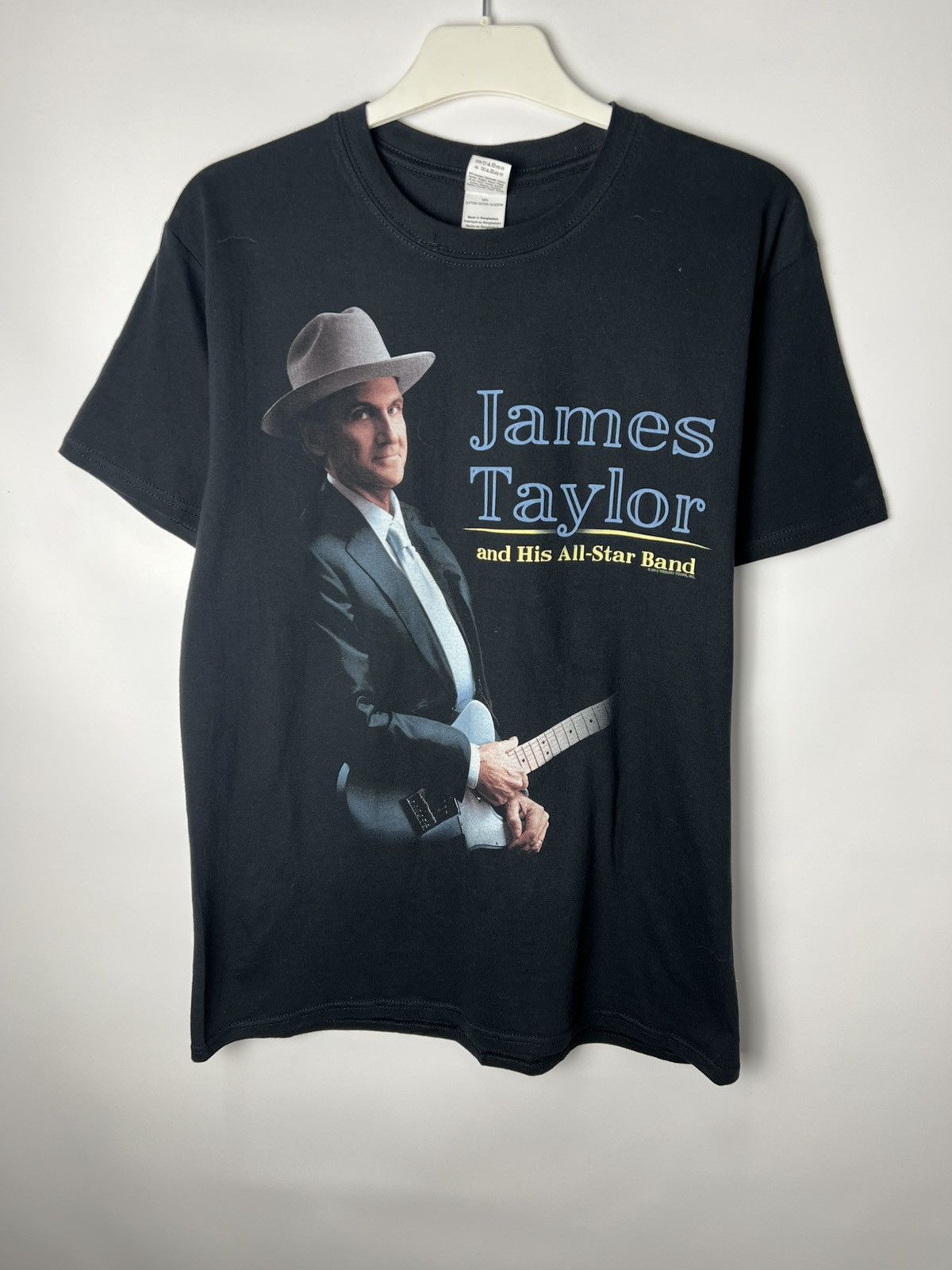 Band Tees James Taylor And His All Star Band Tour 2014 Black Shirt Size US M / EU 48-50 / 2 - 1 Thumbnail