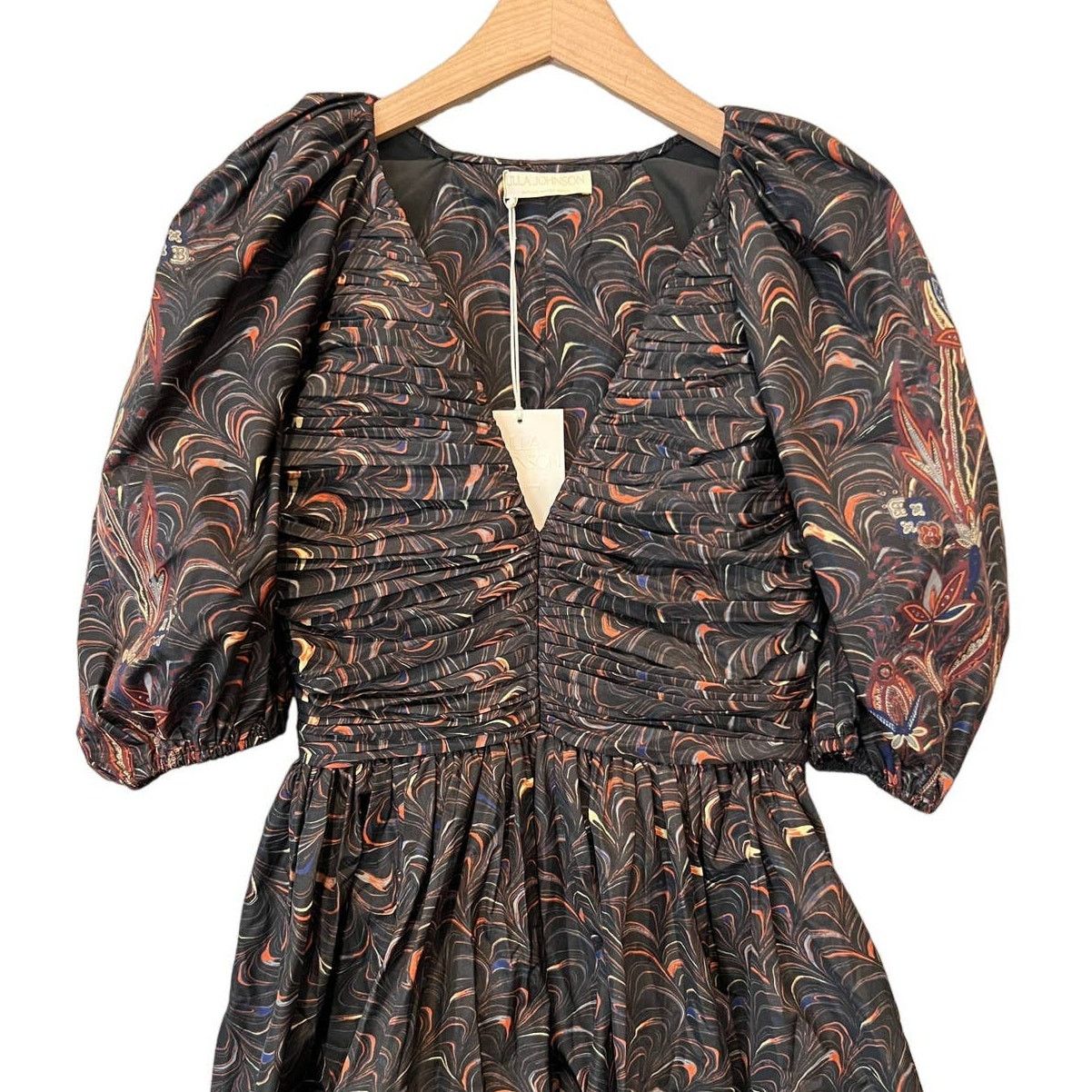 Ulla Johnson NWT ULLA JOHNSON Gwen Elbow Puff-sleeve Mini Dress Size 2 Size XS / US 0-2 / IT 36-38 - 5 Thumbnail