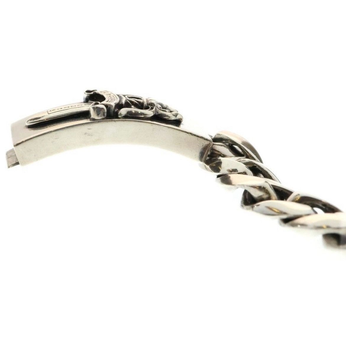 Chrome Hearts Chrome Hearts Old ID Dagger Link Bracelet Silver Size ONE SIZE - 6 Thumbnail