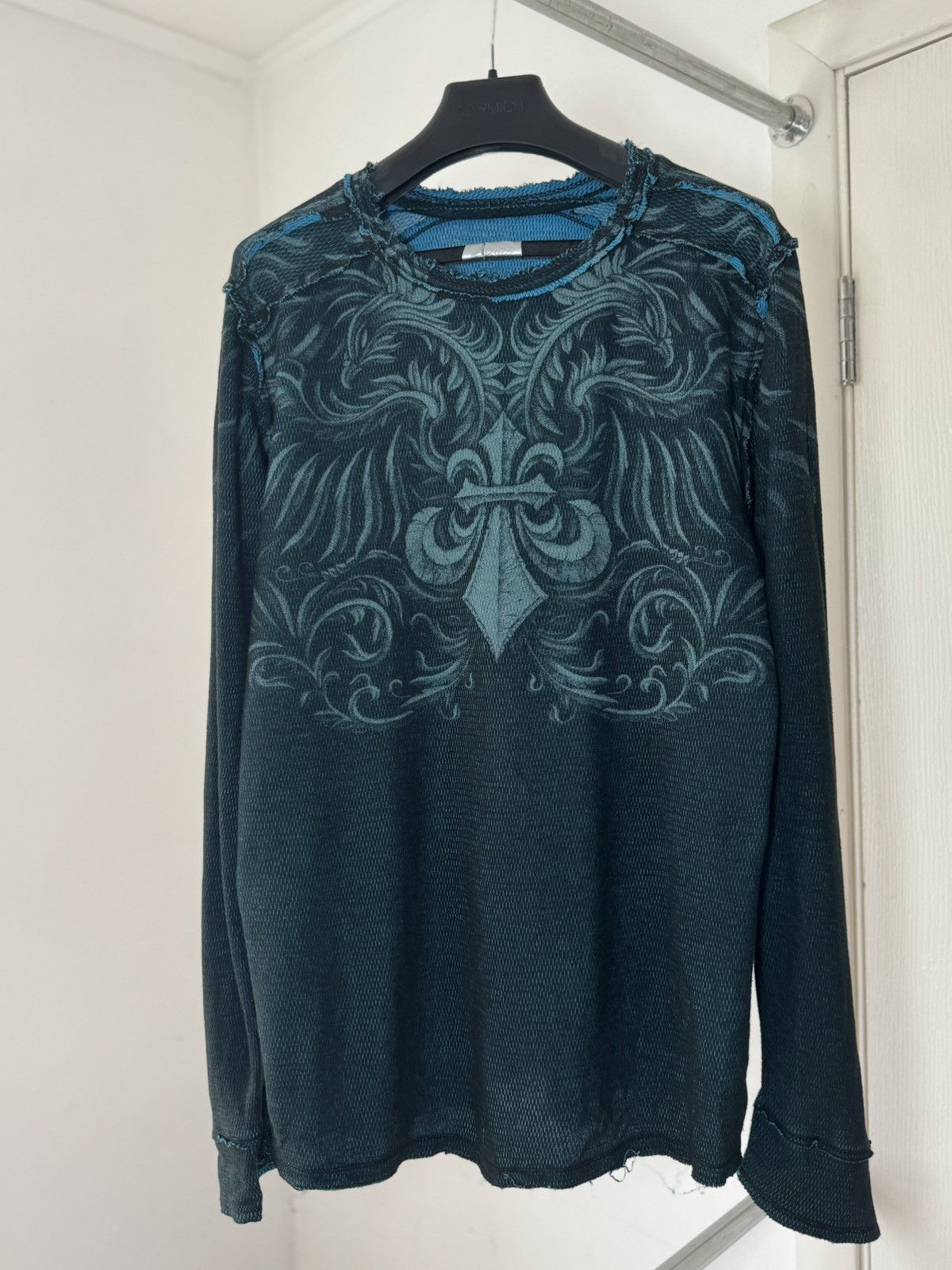 Affliction Affliction Double Sided Sweater Blue XL Size US XL / EU 56 / 4 - 9 Thumbnail