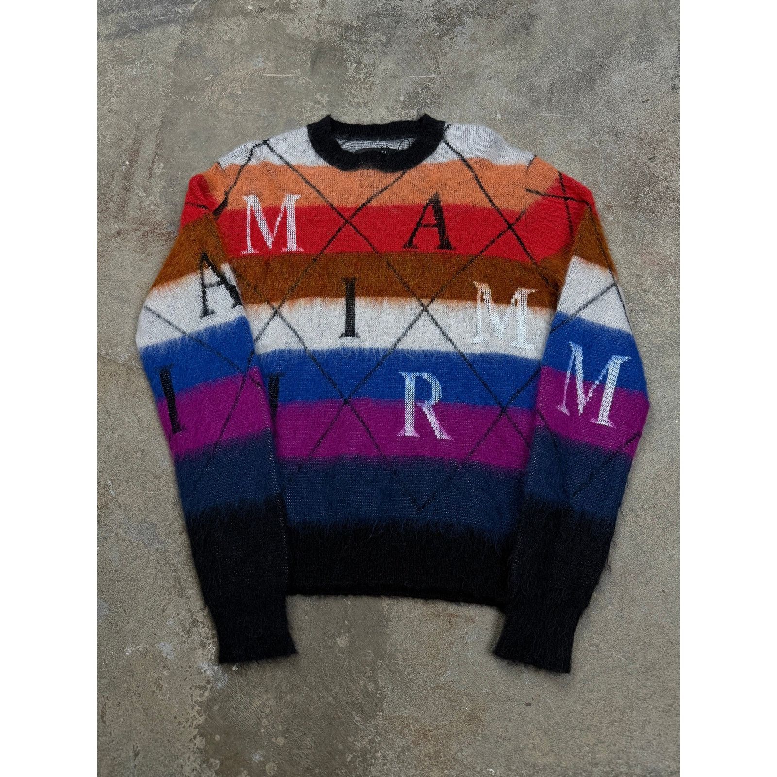 Amiri Amiri Mohair Sweater Multi Used XS Size US XS / EU 42 / 0 - 2 Thumbnail